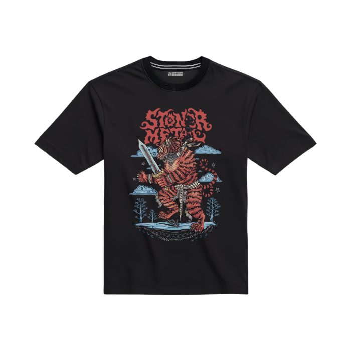 تیشرت با طرح ببر مبارز