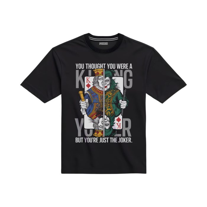 تیشرت با طرح دلقک و پادشاه
