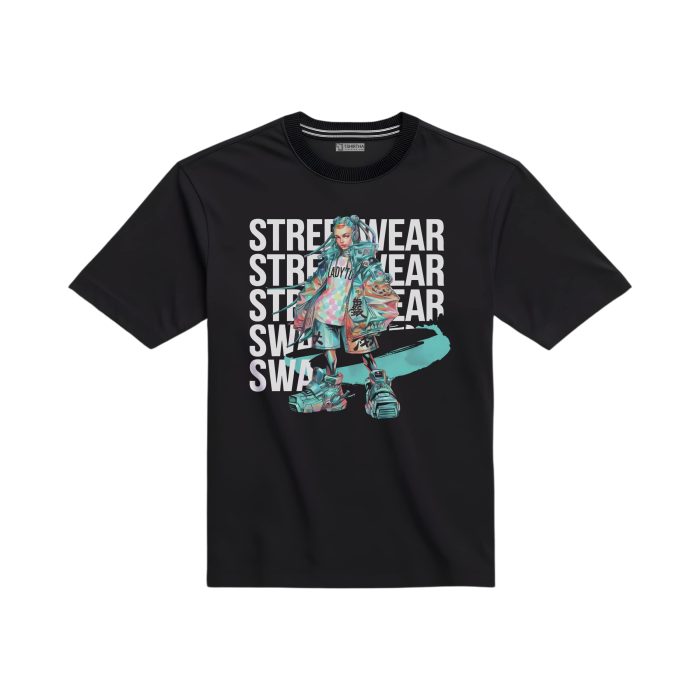 تیشرت با طرح استایل خیابانی