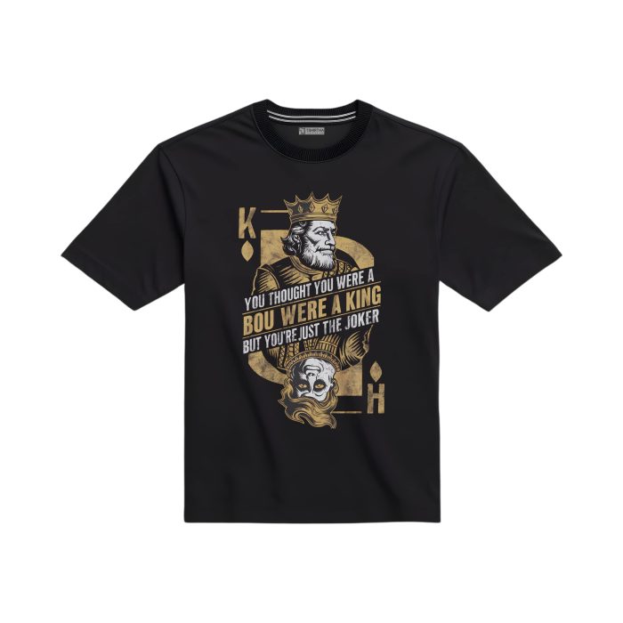 تیشرت با طرح پادشاه و دلقک تیشرت با طرح پادشاه و دلقک