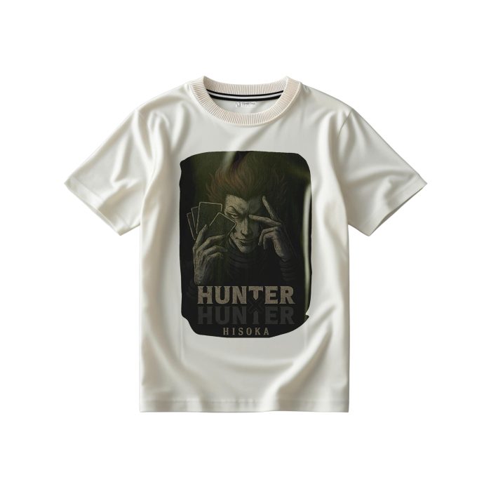 تیشرت با طرح هیسوکا تاریک از انیمه هانتر x هانتر