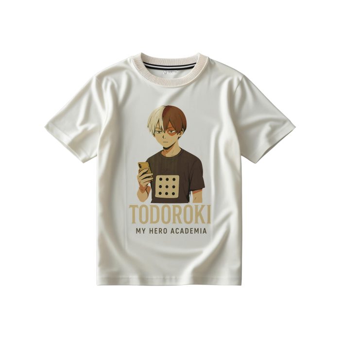 تیشرت با طرح شوتو تودوروکی از انیمه مای هیرو آکادمیا