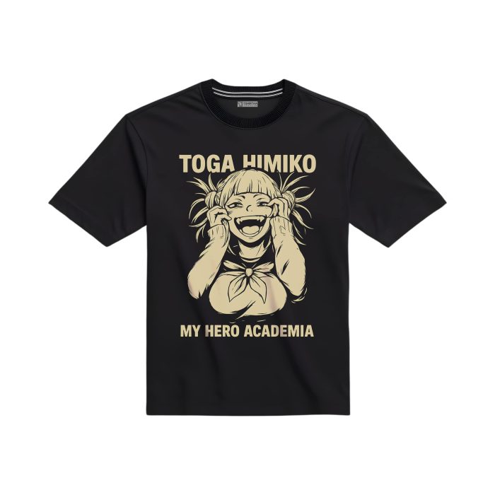 تیشرت با طرح انیمه مای هیرو آکادمیا، توگا هیمیکو