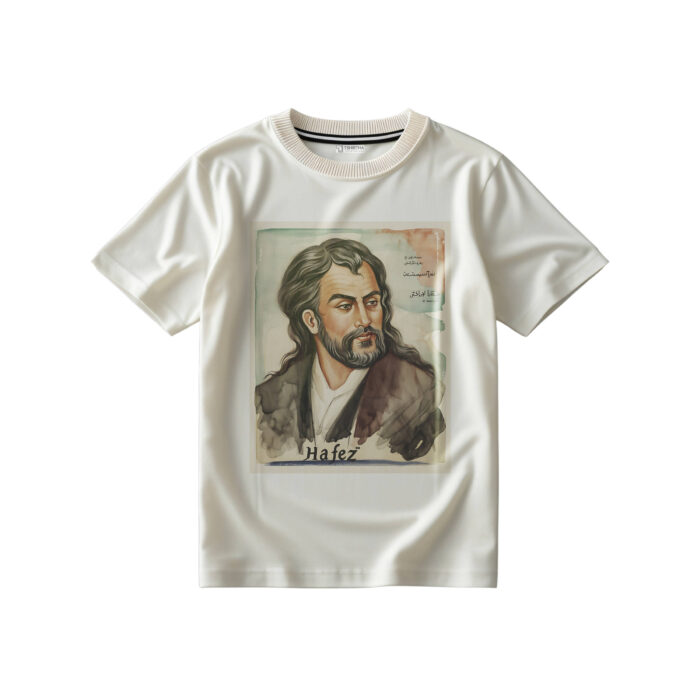 تیشرت با طرح حافظ شیرازی تیشرت با طرح حافظ شیرازی
