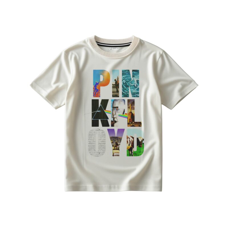 تیشرت اورسایز بند پینک فلوید